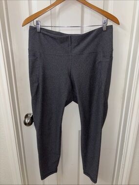 Old Navy Active Charcoal Gray High-Rise Leggings